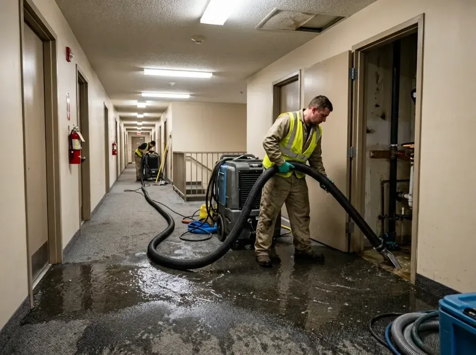 multi-unit-apartment-hallway-f-005 — frequently asked questions, Emergency Burst Pipe Water Extraction & Removal in El Mirag…